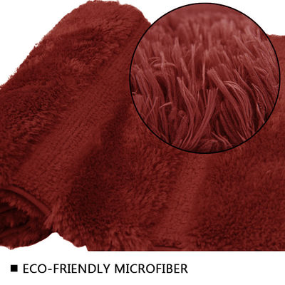 Super Soft Bathroom Rugs Tufted Microfiber Bath Rugs TPR Backed