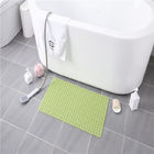 Light Green PVC Anti-Slip Function Washable Bathtub Bathroom Carpets