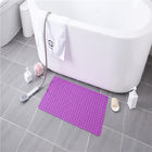 Waterproof Purple Shower Mat Bathtub Grip Mat PVC Backing