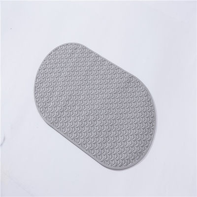 Round Non Slip  68 X 38.5cm PVC Bath Mat For Bathtub