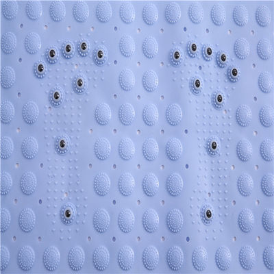 Eco Friendly ISO9001 Washable Bath Rugs PVC Shower Mat