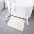 White Waterproof PVC Cushioned Bathtub Mat Extra Long