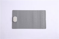 Plaid Pattern Phthalate Free PVC Bath Mat Waterproof Shower Rug