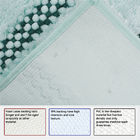 Latex Backing Microfiber Chenille Bath Mat Water Absorbent Mat For Bathroom