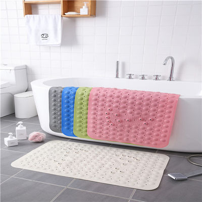 Antibacterial 360g Bathtub Plastic Non Slip Bath Mat Machine Washable