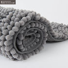 BSCI Polyester Luxury Chenille Bath Mat Quick Drying Non Faded Color