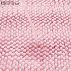 17x24 Inch Wear Resistant Pink Bathroom Chenille Noodle Bath Rug