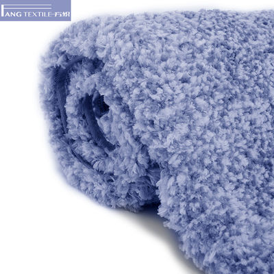 Yarn Fastness D4 Microfiber Latex Backed Bath Mats Eco Friendly