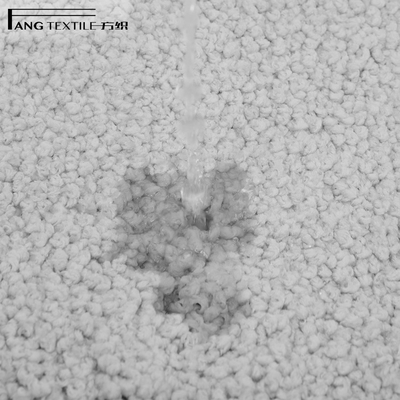 Slip Resistant Faux Wool  Microfiber Shower Mat Rectangle Shape
