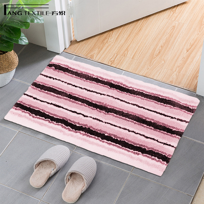 D4 Microfiber Tufted Shaggy Bathroom Floor Mats Multi Purposes