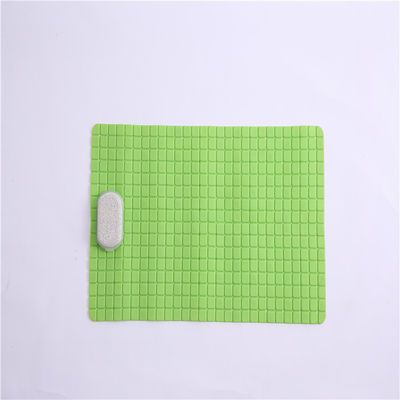 Bright Green PVC Dot Non-slip Bathroom Bath Tub Carpets