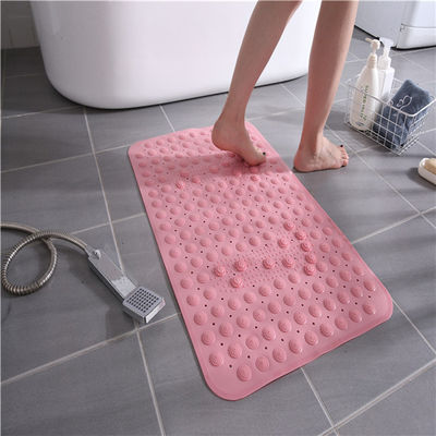 Non Slip Shower Bath Mat With Massage Style Foot Scrub Anti Slip PVC Bath Mat