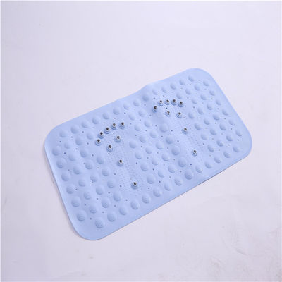 Eco Friendly ISO9001 Washable Bath Rugs PVC Shower Mat