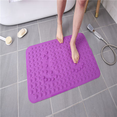 PVC Mildew Resistant Shower Bathtub Mats With Suction Cup