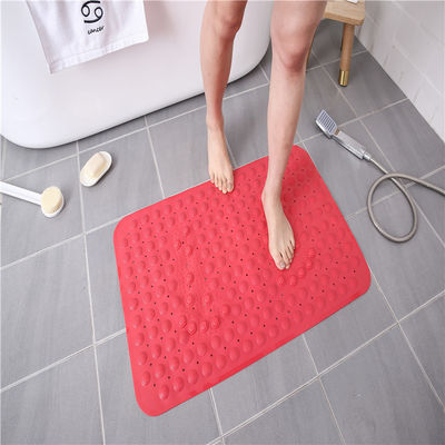 PVC Anti Slip High Strength Suction Shower Foot Massage Bath Mat
