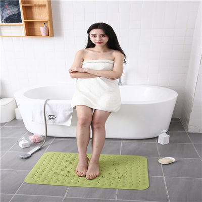 Powerful Suck Cup Backing ODM Baby Bath Slip Mat PVC Bathroom Mat
