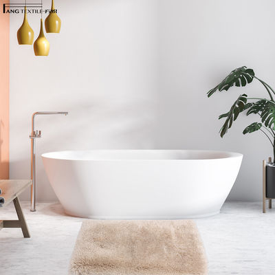 Pearl Yarn Multiple Colors Plush Durable Tufted Bath Mat Runner