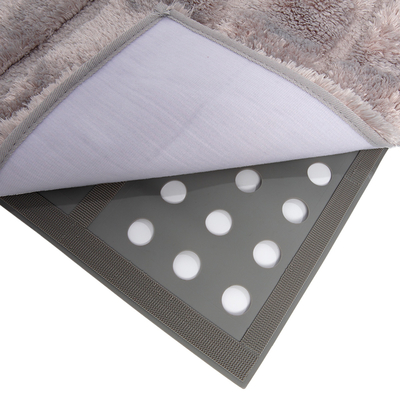 2 Pieces Set PVC backing microfiber shower mat Slip Resistance